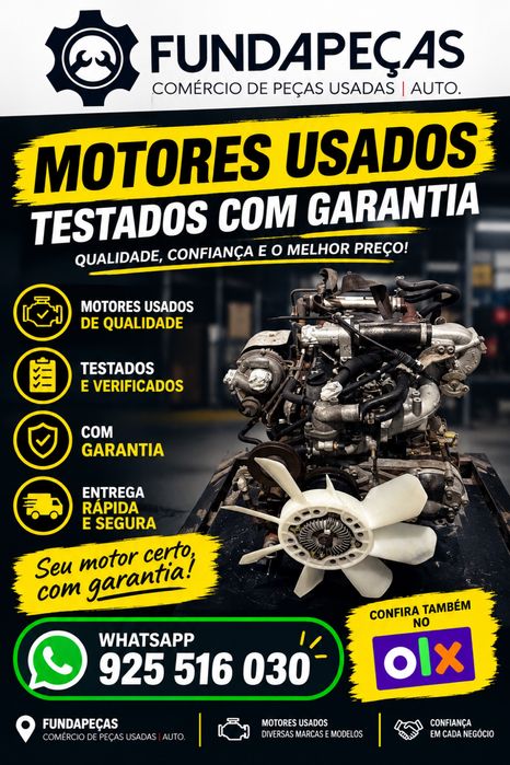 Motores usados c/garantia para entrega imediata