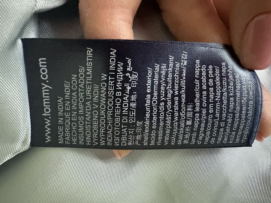 Жіноча шкіряна куртка Tommy Hilfiger