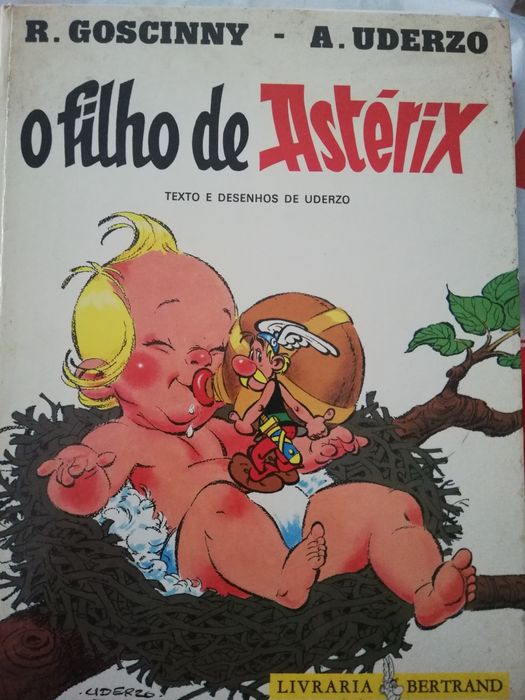 Livro BD O filho de Astérix