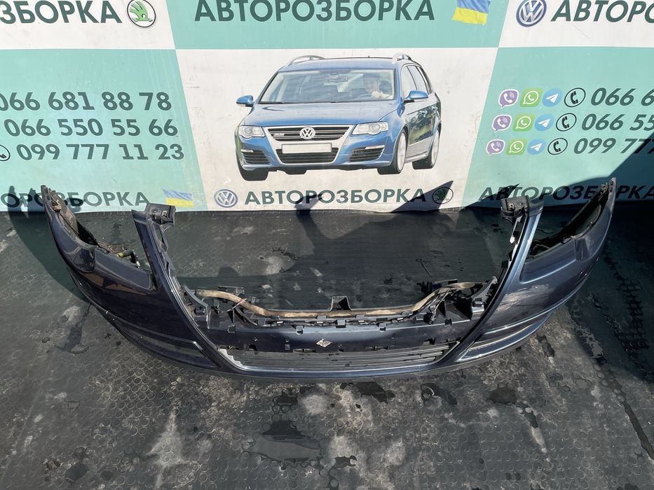Бампер передній фольксваген пассат б6 lc5f volkswagen passat b6 лс5ф