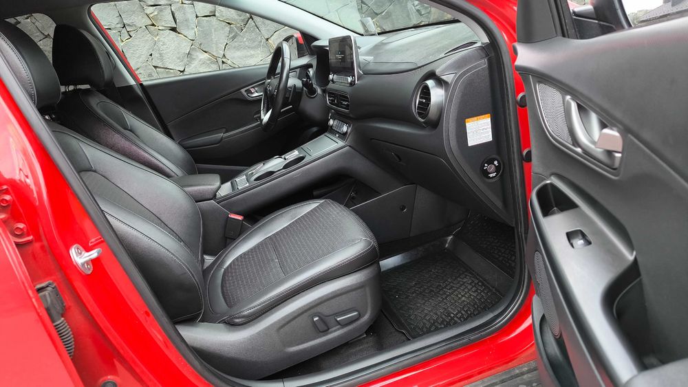 Hyundai kona 64kw, 20р. Їде 590км.!Максималка!Шкіра, асистенти, обігріви, обдуви Хюндай Кона