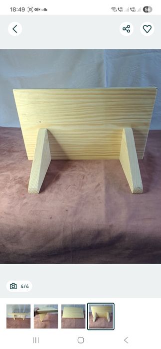 Mała drewniana półeczka sosnowa ²⁴