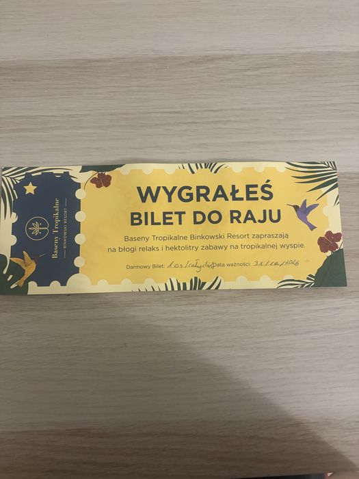 Bilet na baseny Binkowski kielce
