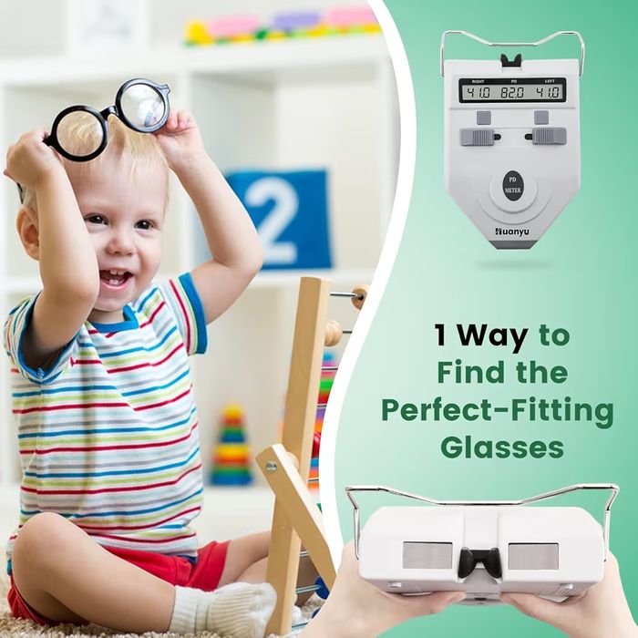 Huanyu Pupilómetro óptico digital PD medidor de distância pupilar 45 -