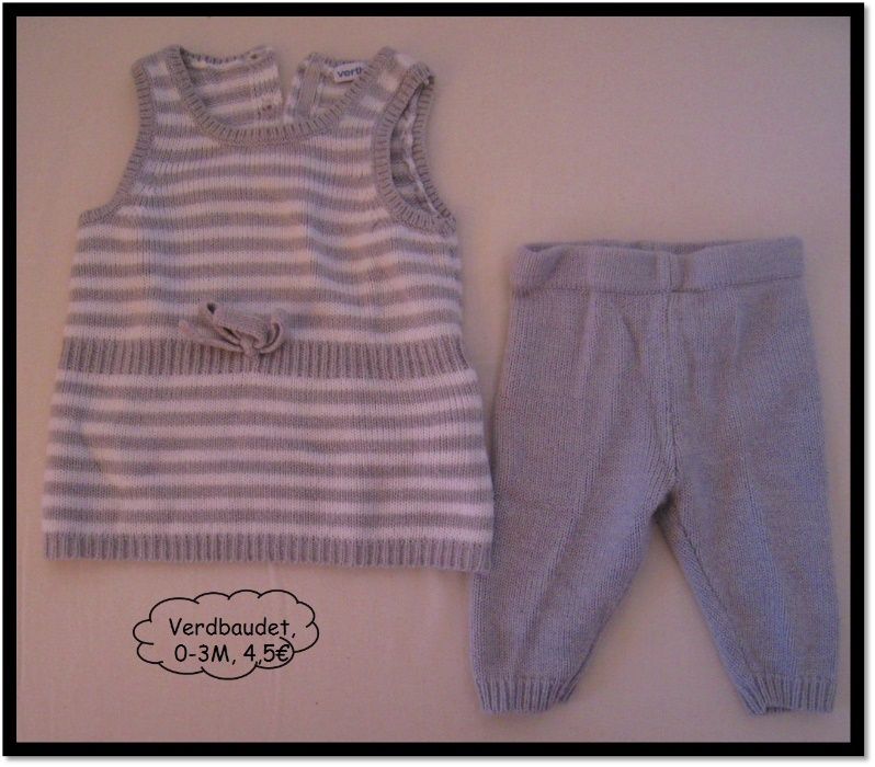 0-6 Meses -Menina Outono/ Inverno - Casacos, boleros e camisolas