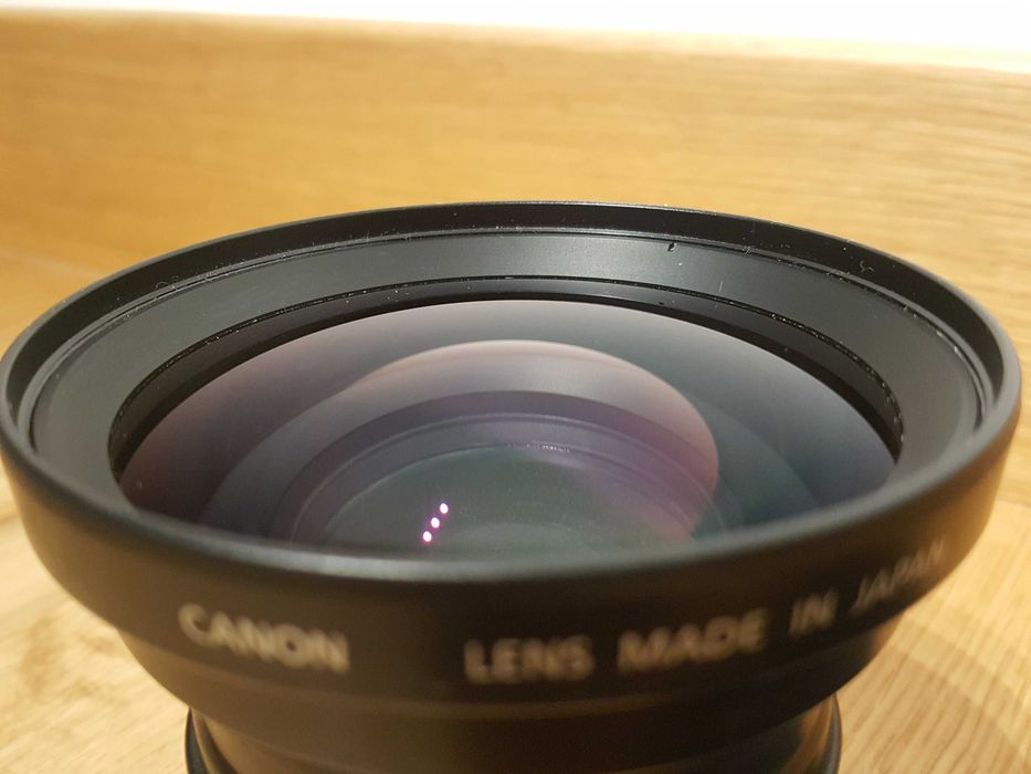 Canon Adapter + Konwerter LA-DC58 + WC-DC58 0,8x