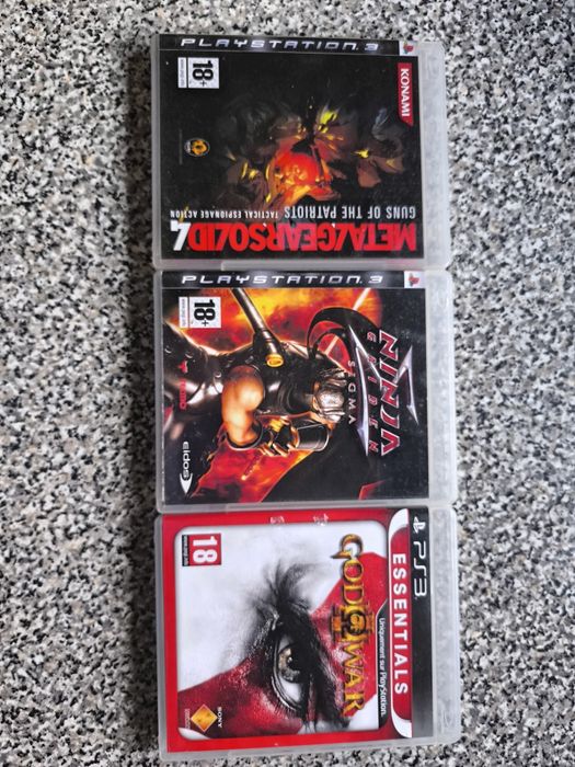 Conjunto de 3 jogos PlayStation 3+5 CDs danificados