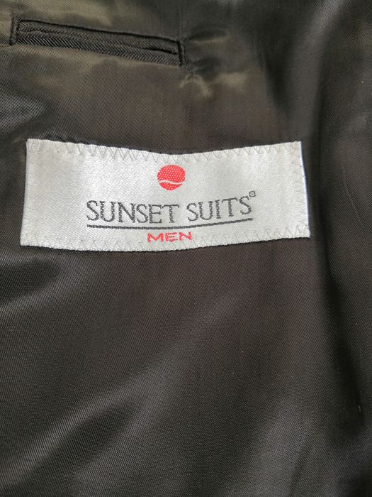 Garnitur Sunset Suits czekoladowy brązowy Komunia Wesele