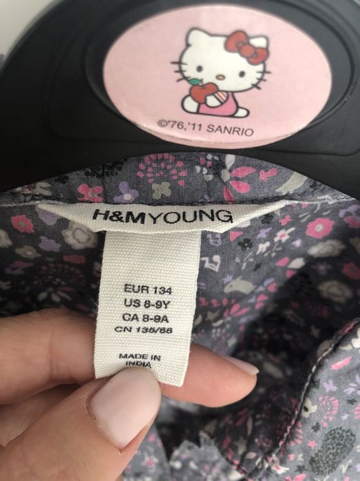 Koszula w kwiatuszki r.134 H&M