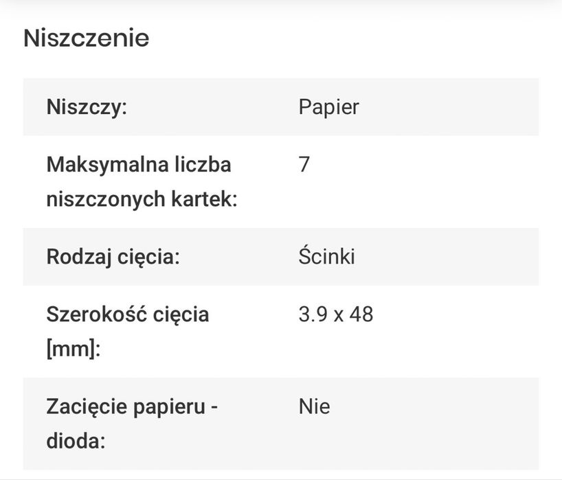 Niszczarka do papieru fellowes P-70CM