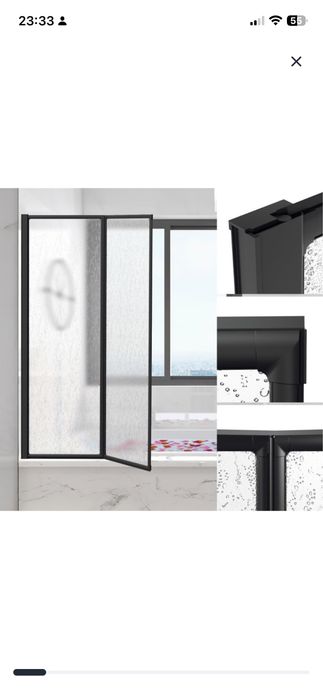 Resguardo de banheira dobrável 140 × 100 cm – Novo (apenas desembalado)