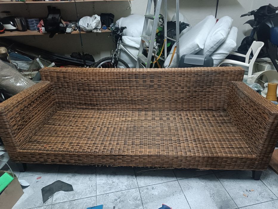 Sofá de verga madeira