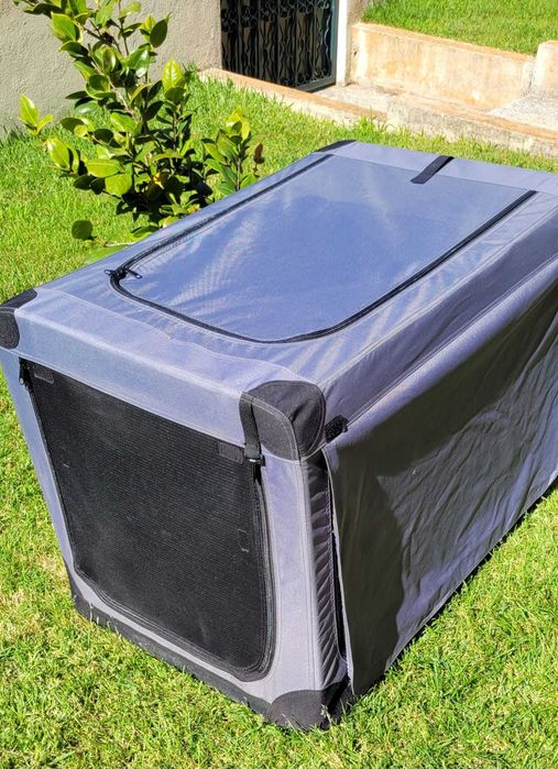 Transportadora Dobrável TK-Pet XL em Alumínio + Estrutura Modular | Até 34 kg