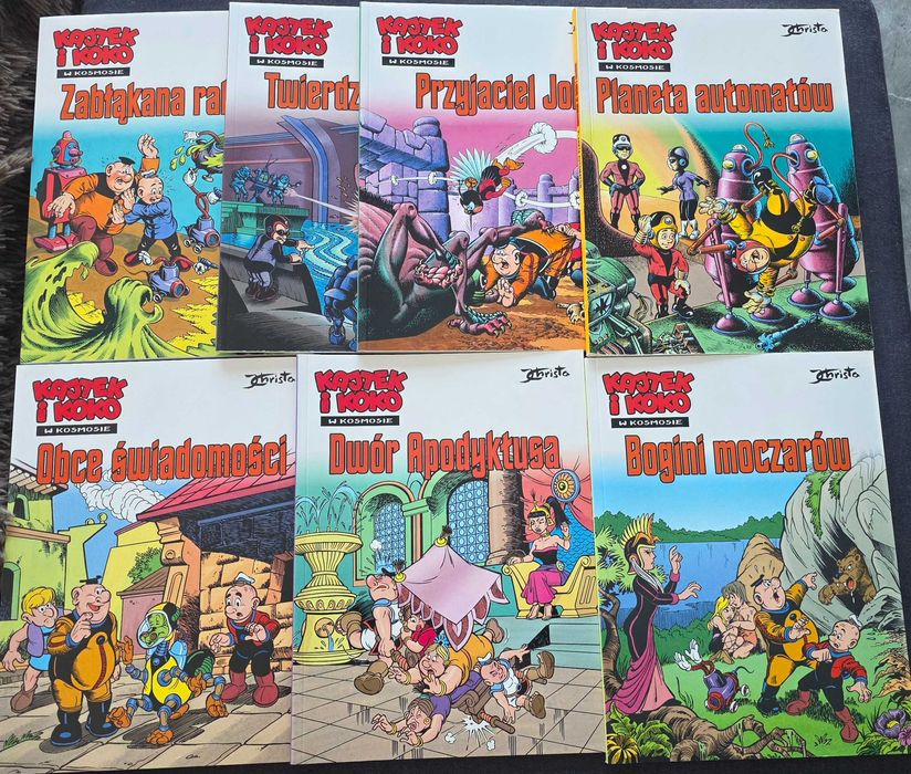 Kajtek i Koko w kosmosie - komplet 7 tomów - unikat