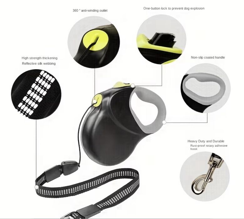 Рулетка для собак fida 9 метров