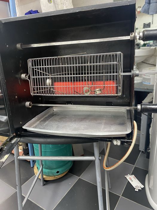 Grelhador a gaz sem fumo