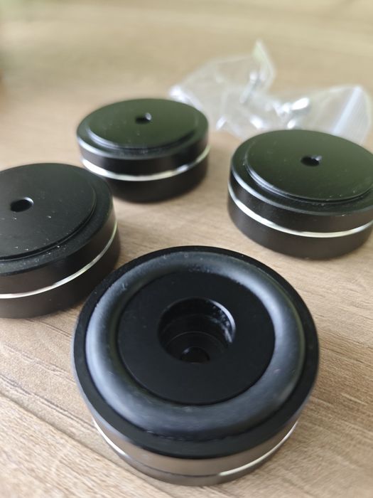 Aluminiowe podkładki nóżki audio 40x15