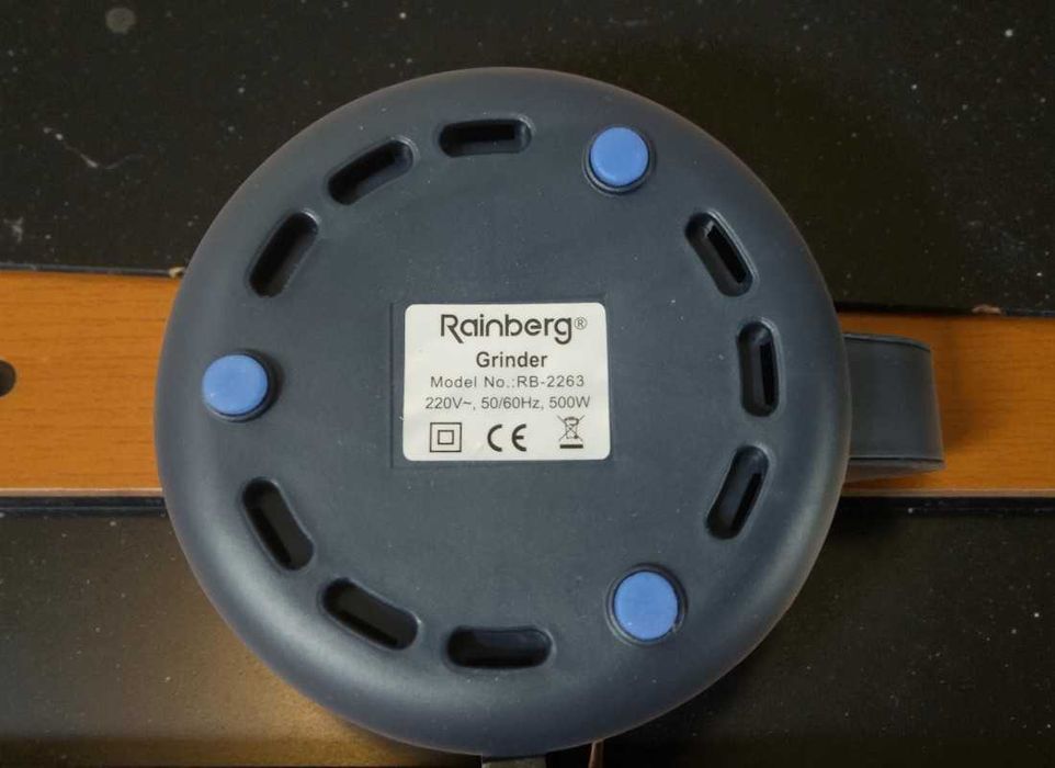 Кофемолка Rainberg RB-2263, потужна побутова кавомолка 500 Ватт