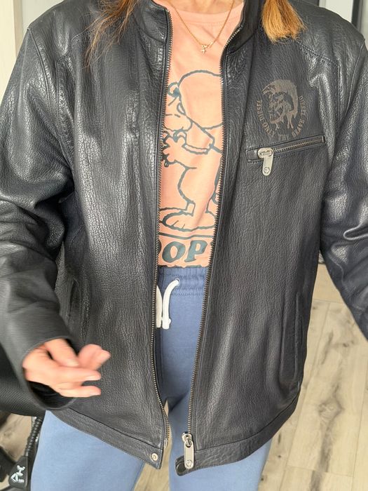 Чоловіча шкіряна куртка Diesel