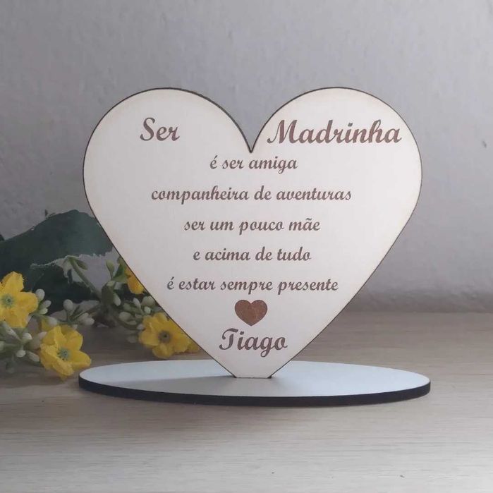 Coração em mdf personalizado