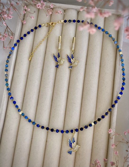 naszyjnik z lapis lazuli