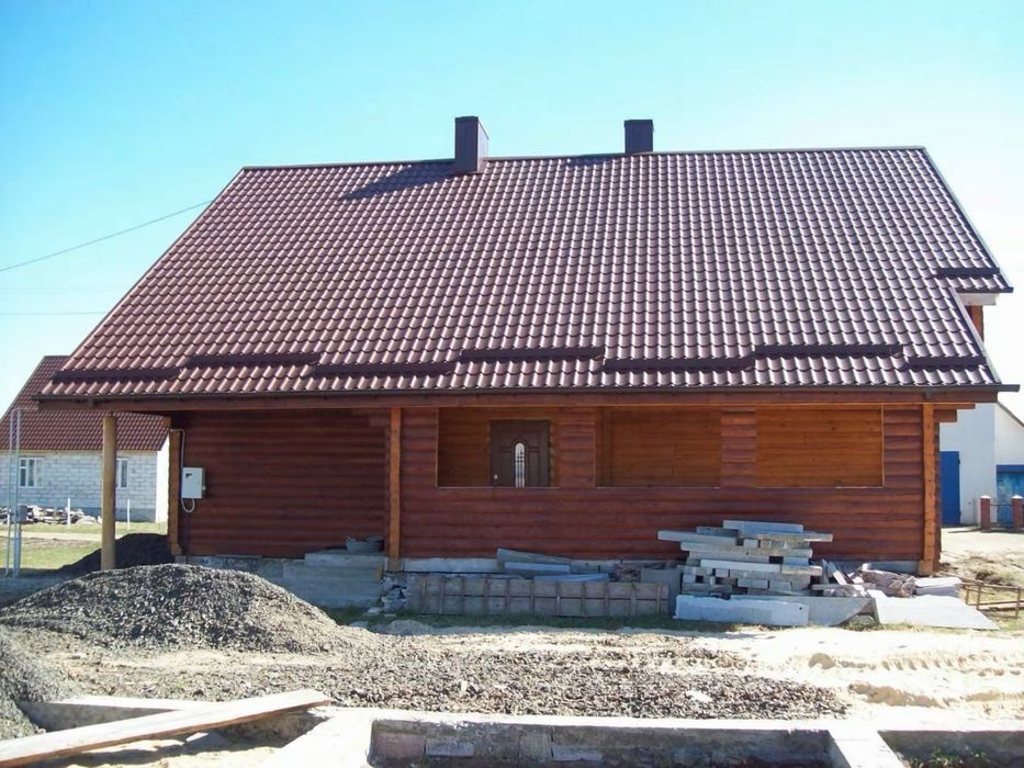Оциліндрований брус СОСНА 16–24 | Будинки, лазні, альтанки