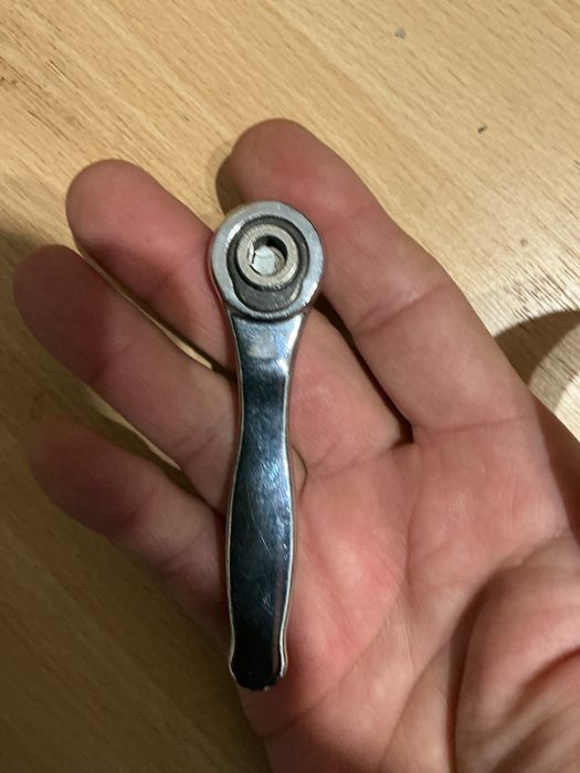 Ключ тріскачка 72зуби, шестигранний адаптер 6,35мм трещотка 1/4 біти