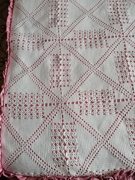Colcha feita à mão em croché