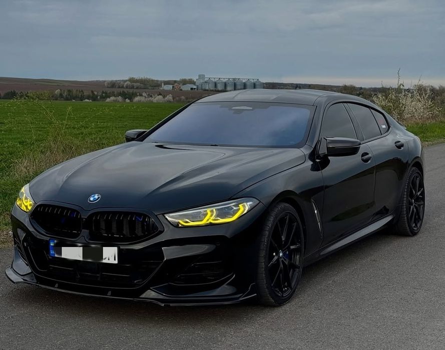 Cплиттер бампера BMW 8 G14 G15 G16 диффузор спойлер губа сплітер