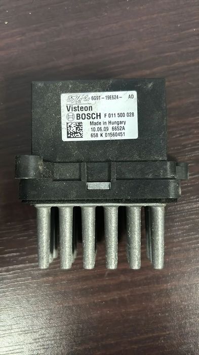 Ford Focus MK2 C-Max rezystor sterownik dmuchawy 6G9T-19E624-AD   (89/7)