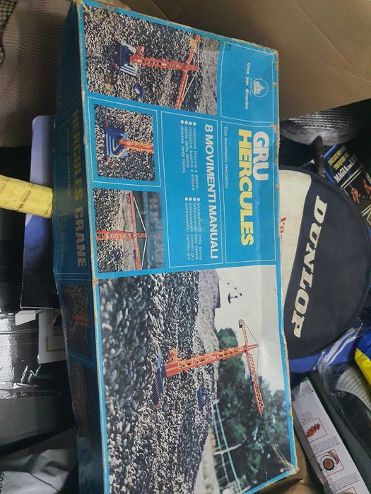 Antigo brinquedo Grua Hercules vintage