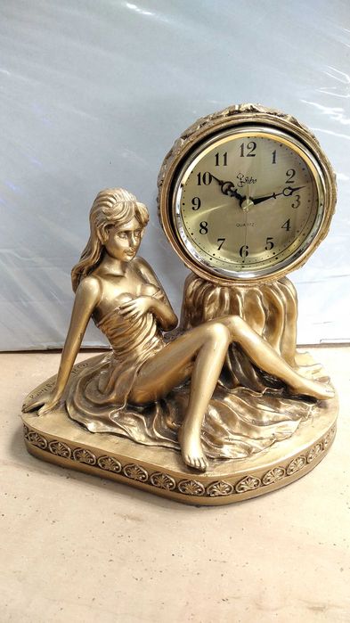 Интерьерные скульптурные часы Jibo. Каминные часы.Настольные. Новые!!!