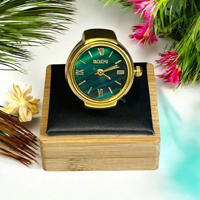 Stylowy Zegarek BOZHI – Złoto & Zieleń