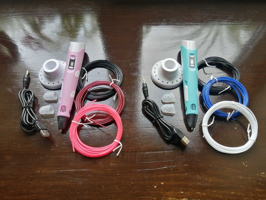 3D ручка 3Д малювання комплект пластику 12м працює з PLA ABS нова