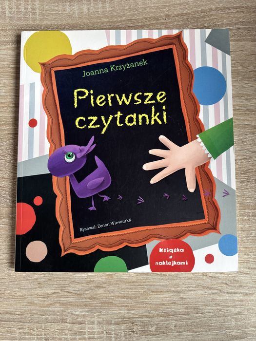 książka edukacyjna „Pierwsze czytanki” autorstwa Joanny Krzyżanek - nowa