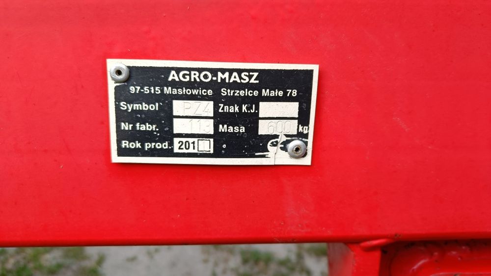 Plug zagonowy Agro-Masz 4x40