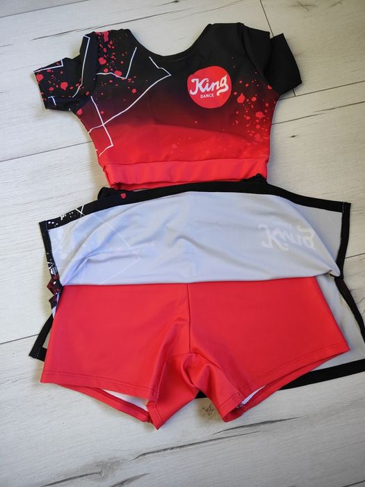 Nowy strój King Dance dla cheerleaderek / akrobatyki