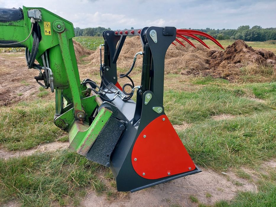 Łyżko-krokodyl widło-krokodyl do obornika na Tura lub Ładowarkę