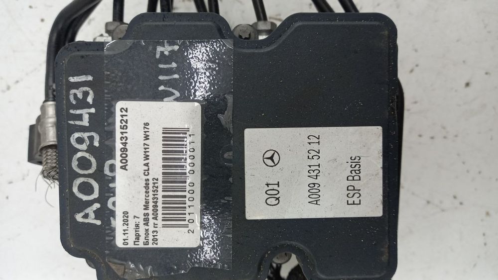Блок ABS Mercedes CLA W117 W176 2013  A0094315212