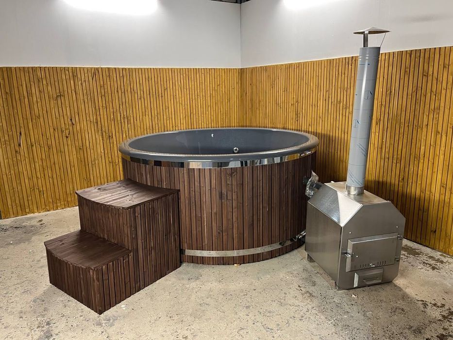 Balia ogrodowa PREMIUM ruska bania wanna jacuzzi SlowSpa PROMOCJA