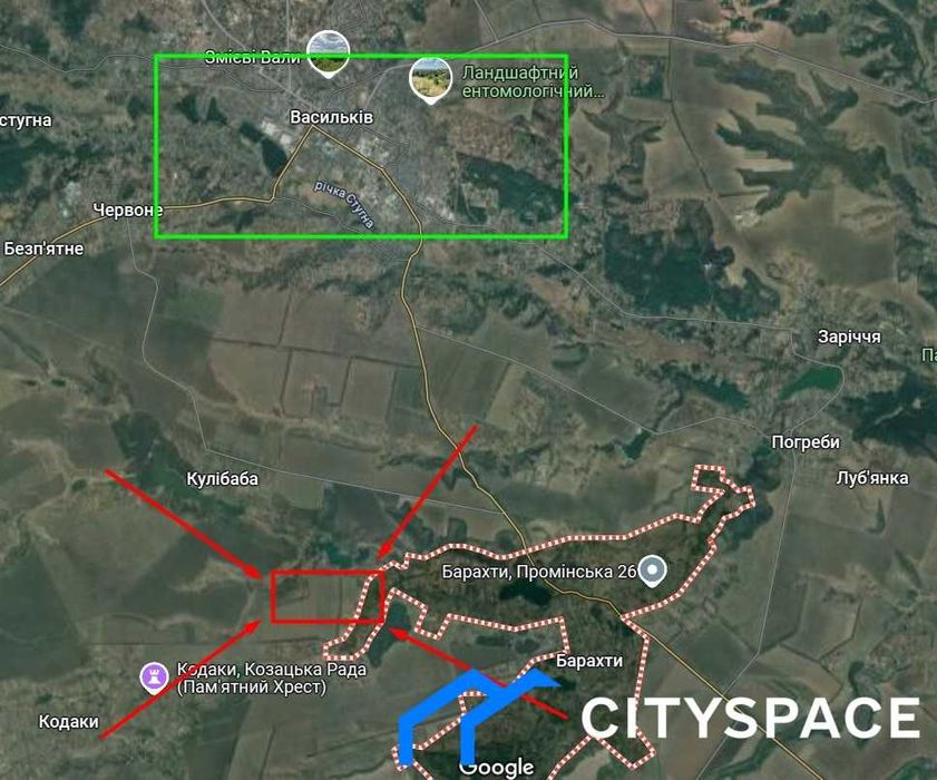 Продаж земельна ділянка Барахти Васильків озеро Барахтянка 1.2 до 16га
