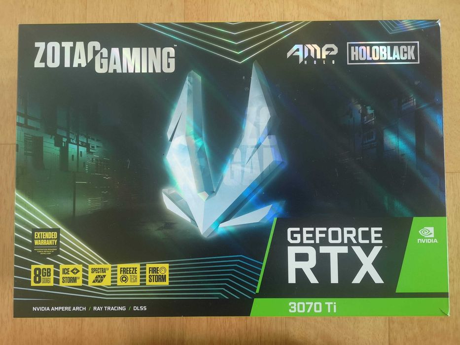 ZOTAC Nvidia RTX 3070 Ti AMP HoloBlack Graphics Card / GPU64552831737347124