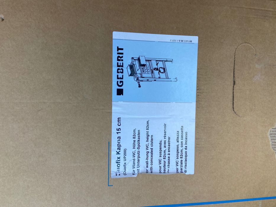 GEBERIT Duofix Kappa 15cm Estrutura de Sanita para Suspensão de Parede