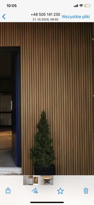 Deska elewacyjna 3D 2,8m lamele powłoka polimerowa