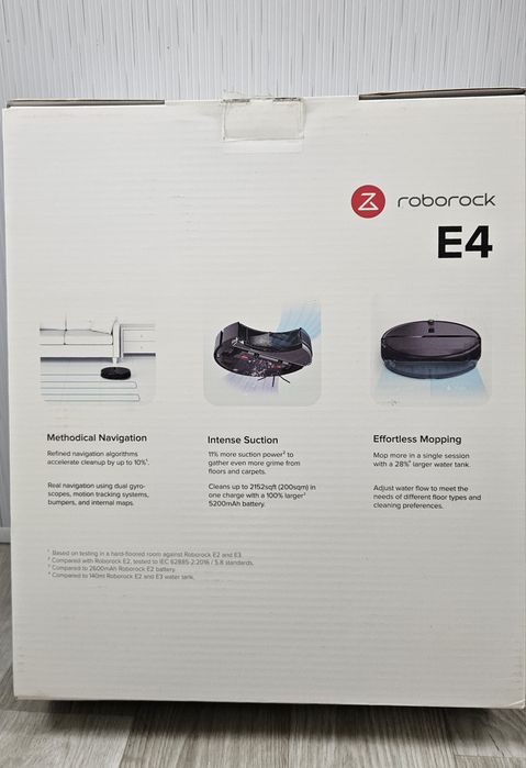 Робот пилосос Roborock E4, пилосмок Роборок  Е4