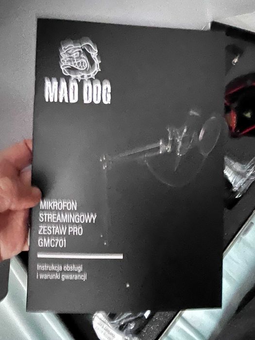 Mikrofon MAD DOG Pro GMC701 streamingowy Kardioidalny