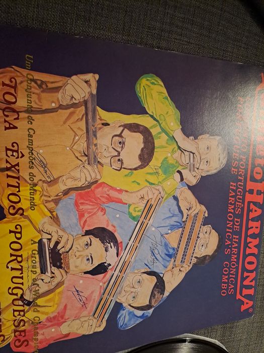 Disco Vinil Quinteto Harmonia autografado
