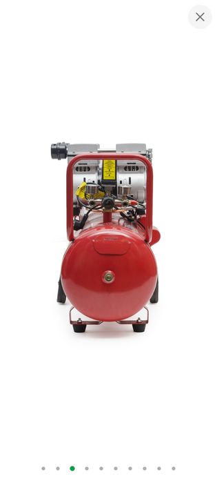 Компрессор, 50 л, 2×0,75 кВт, 220 В, 8 атм, 290 л/мин, бемасляний