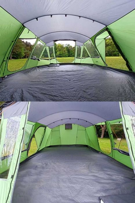 Namiot Open Air Dolomiti 6 osobowy 2 sypialnie pełna podłoga