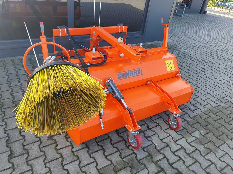 Zamiatarka z koszem i szczotką boczną EURO TUZ 1,4m 1,6m 1,8m 2m 2,2m 2,4m SONAROL